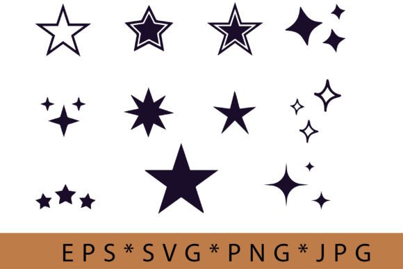 Sparkle Clipart Sparkle Star SVG Bundle