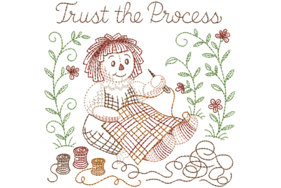 Trust the Process Raggedy Doll