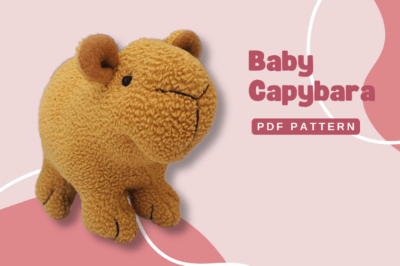 Baby Capybara Sewing Pattern – Begineer