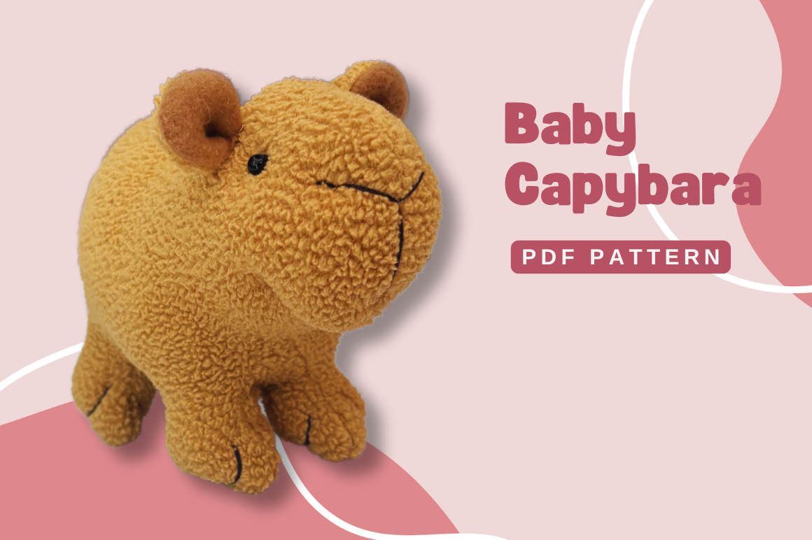 Baby Capybara Sewing Pattern – Begineer