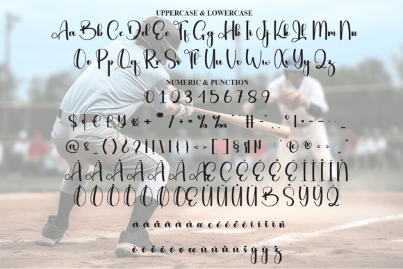 Baseball Font - Preview 6