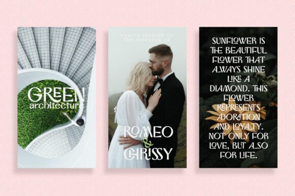 Broadway Flower Font - Preview 4