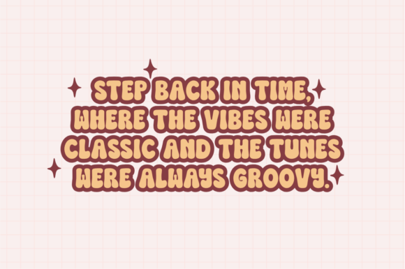Bubble Vibes Font - Preview 2