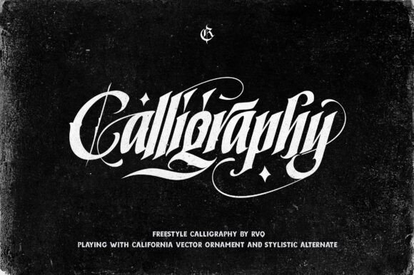 California Style Font font preview - 2