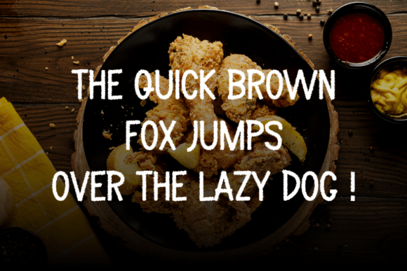 Chicken Crayon Font - Preview 4