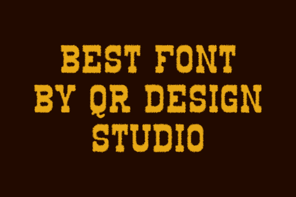 Cowboy Rough Font PNG with transparent background - Preview 2