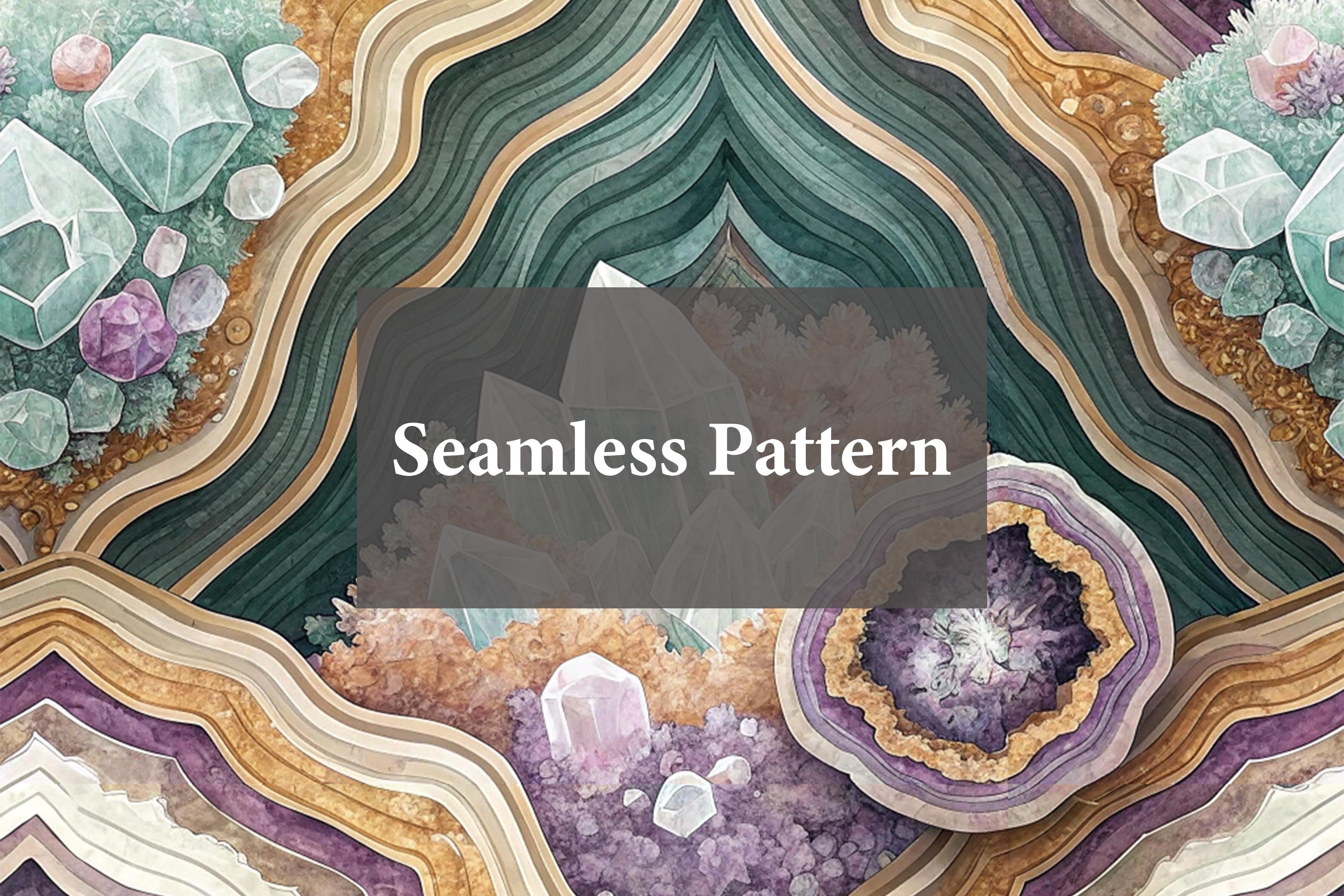 Crystal Cave Texture Set Pattern Graphic by Design Store · Creative Fabrica