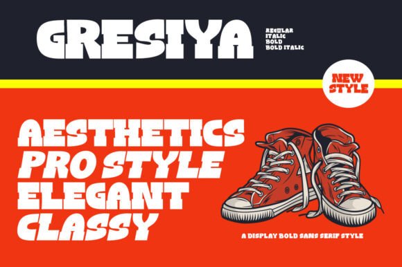 Gresiya 4 Style Font PNG with transparent background - Preview 5