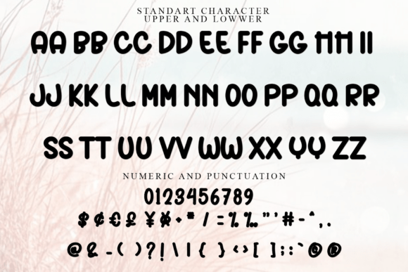 Holiday Beach Font PNG with transparent background - Preview 3