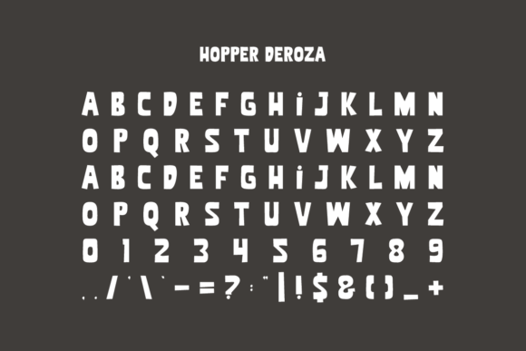 Hopper Deroza Font - Preview 1