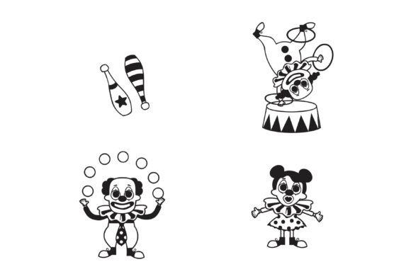 Jolly Circus Clowns Font font preview - 1