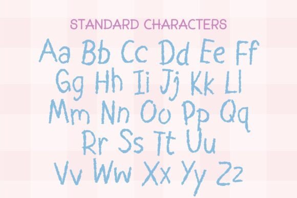 Love Pastel Font PNG with transparent background - Preview 1