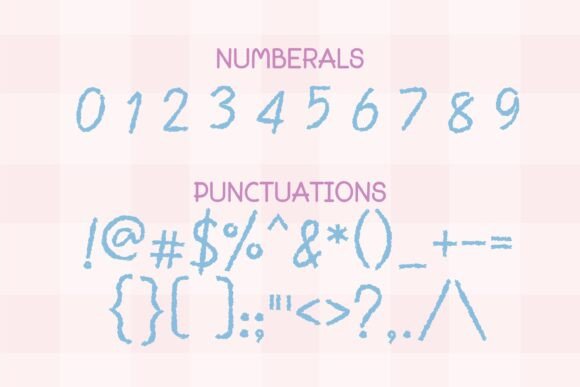 Love Pastel Font PNG with transparent background - Preview 2