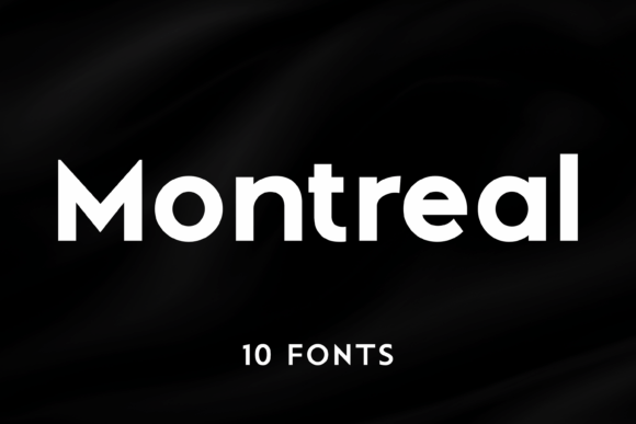 Preview specimen of Montreal sans serif font