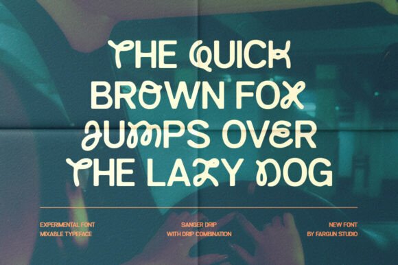 Sanger Font PNG with transparent background - Preview 6