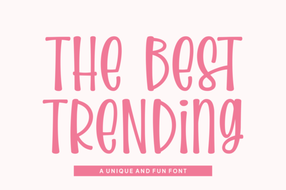 The Best Trending Fonts