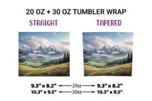 Tumbler Design 3D Mountain Landscape Graphic by LazyCraftlab · Creative ...