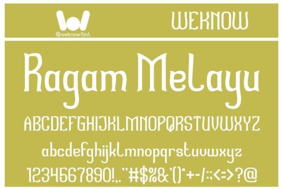 Austronesia Font - Preview 3
