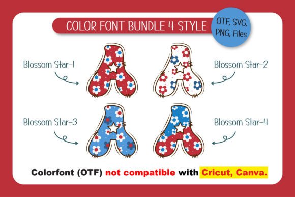 Blossom Star Font - Preview 1
