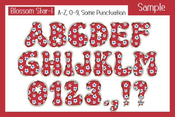 Blossom Star Font - Preview 2