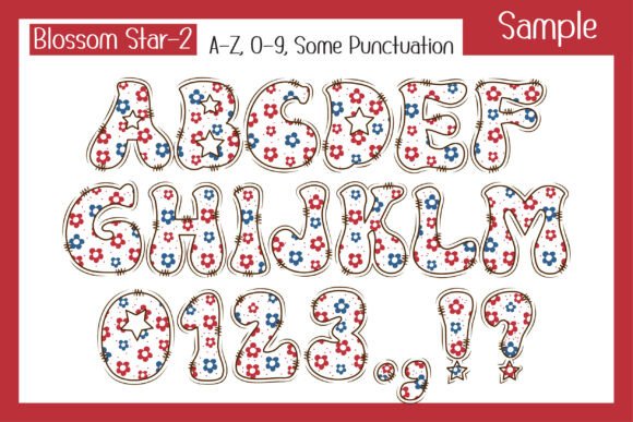 Blossom Star Font - Preview 3