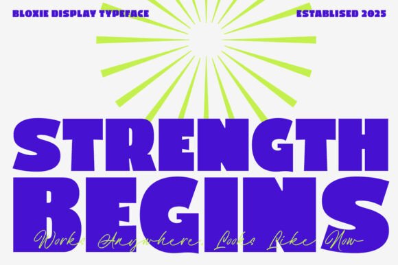 Bloxie Font - Preview 4