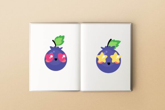 Blueberry Tart Emojis Font - Preview 1