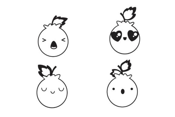 Blueberry Tart Emojis Font - Preview 1