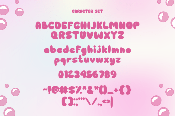Bublles Font - Preview 5