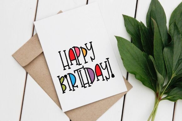 Celebratory Font - Preview 4