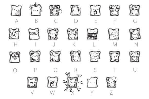 Celebratory Toast Font PNG with transparent background - Preview 2