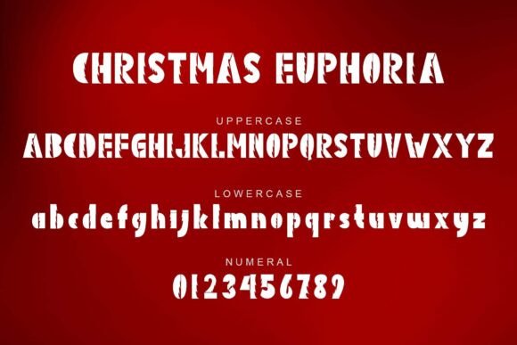 Christmas Euphoria Font - Preview 3