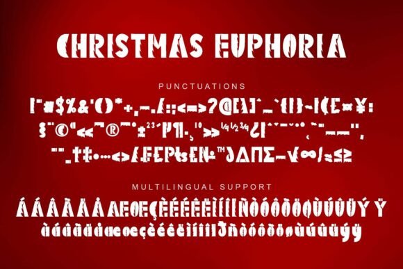 Christmas Euphoria Font - Preview 4