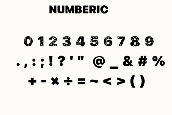 Cute Sticker Font - Preview 3