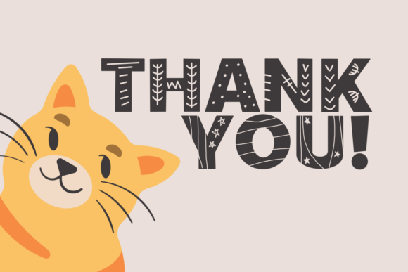 Cute Sticker Font - Preview 6