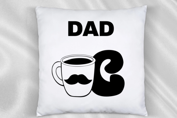 Dad Coffee Font PNG with transparent background - Preview 6