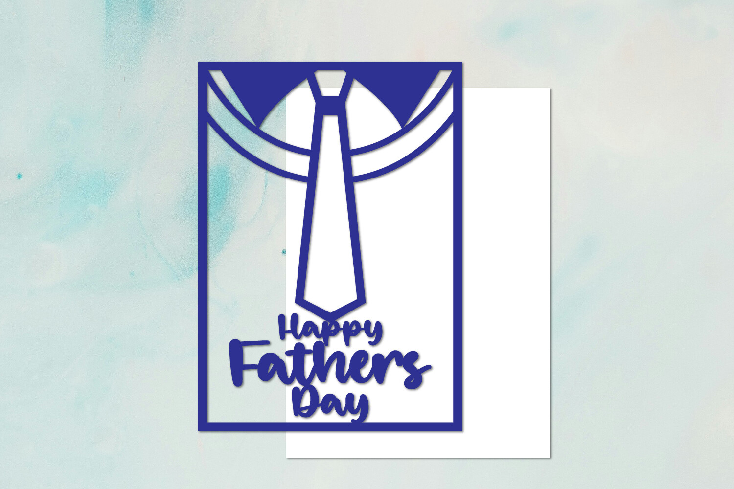 Fathers Day Papercut
