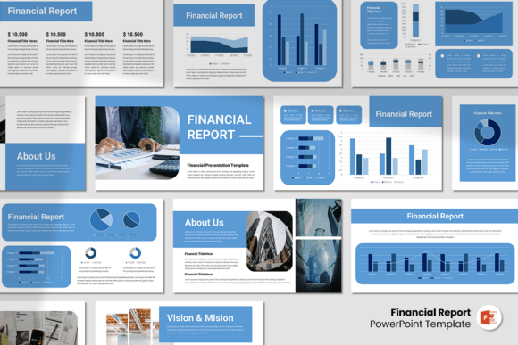 Financial Report - PowerPoint Template