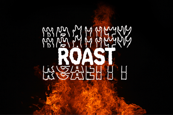 Fire Monogram Font - Preview 1