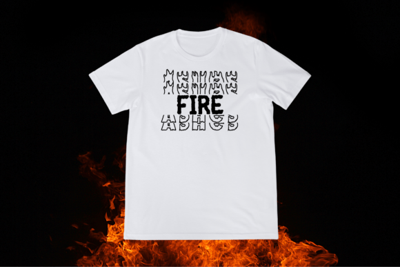 Fire Monogram Font - Preview 4