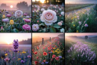 Flower Digital Paper Backgrounds Graphic by design studio3 · Creative ...