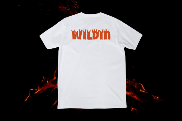 Handwriting Fire Font PNG with transparent background - Preview 5