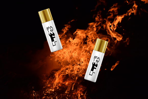 Handwriting Fire Stacked Font - Preview 3