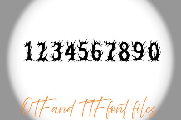 Haunted Trees Font - Preview 2