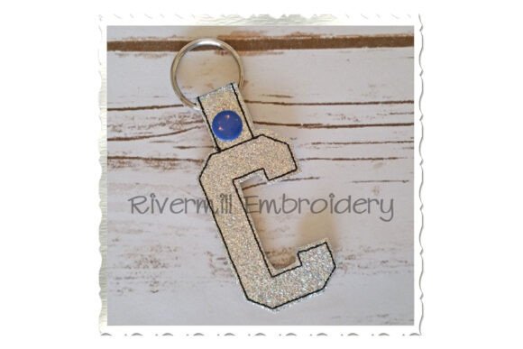 ITH Snap Tab Keychain - Letter C