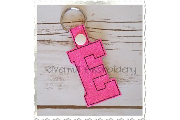 ITH Snap Tab Keychain - Letter E