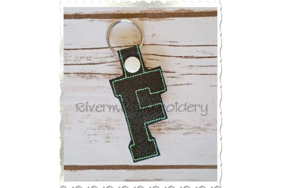 ITH Snap Tab Keychain - Letter F