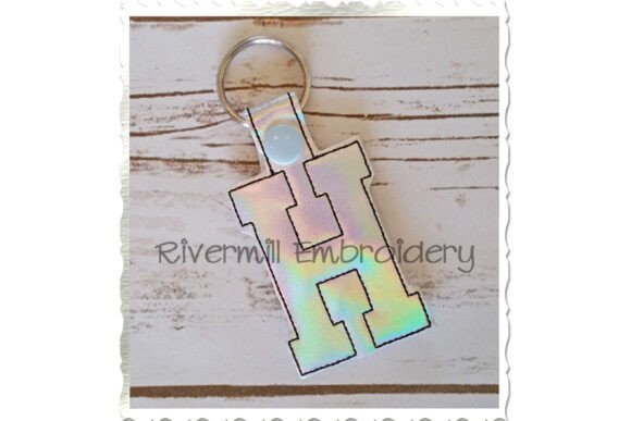 ITH Snap Tab Keychain - Letter H
