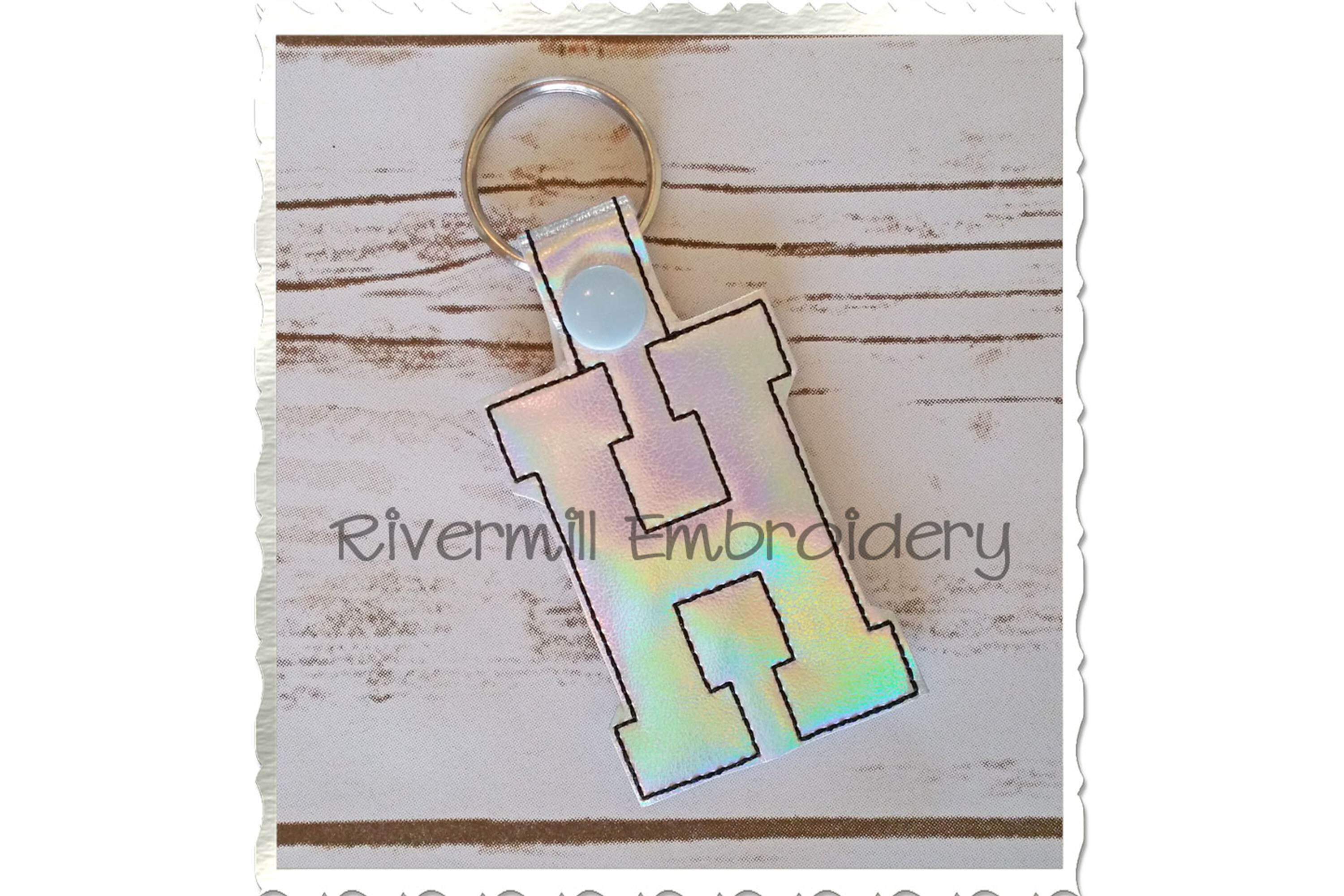 ITH Snap Tab Keychain - Letter H