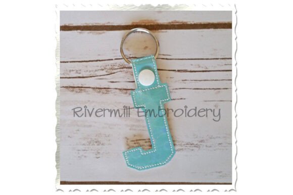 ITH Snap Tab Keychain - Letter J